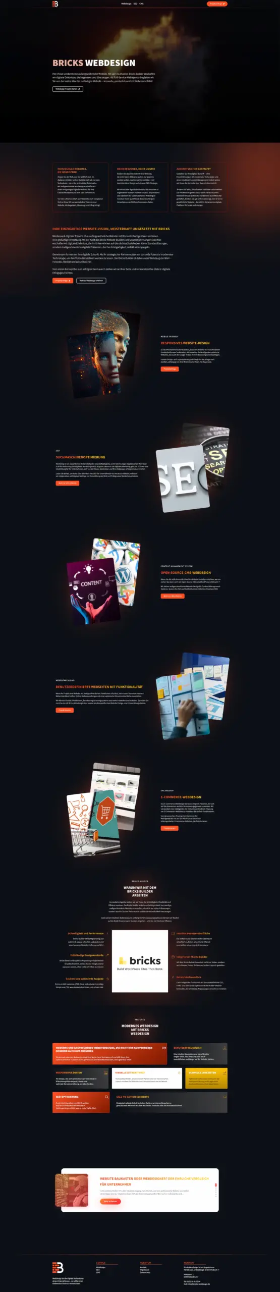 Bricks Webdesign - Bricks-Builder for Wordpress