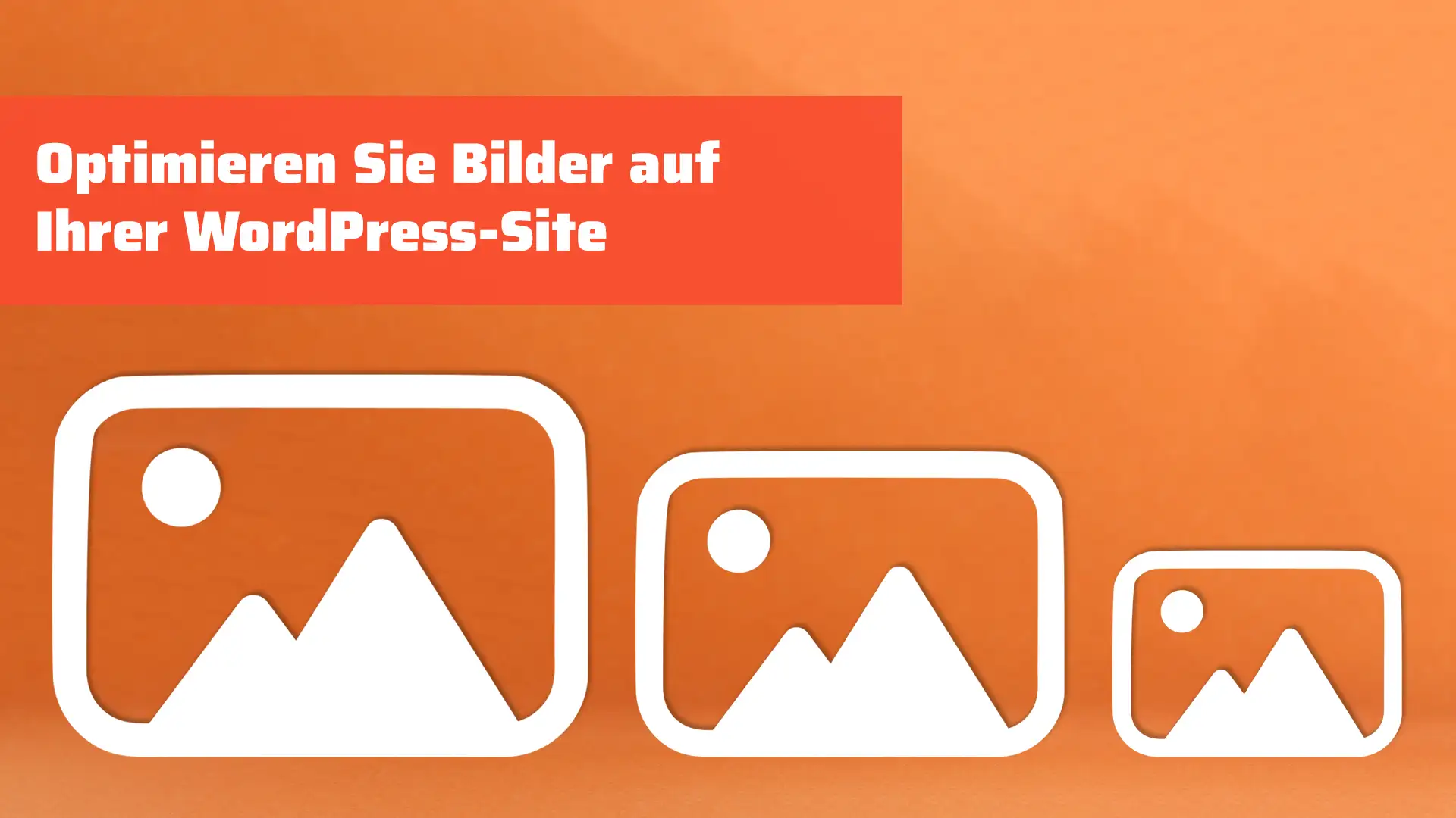 Optimieren Sie Bilder auf Ihrer WordPress-Site