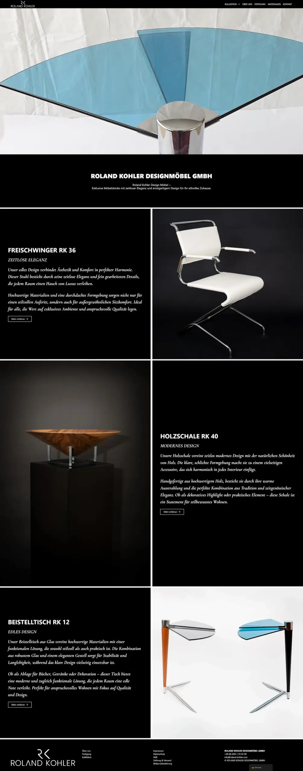 Roland Kohler Designmöbel Buchen