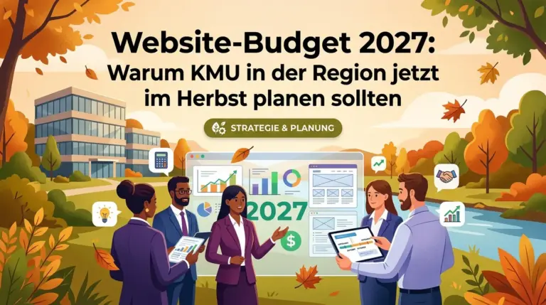 Website-Budget 2027: Warum KMU in der Region jetzt im Herbst planen sollten