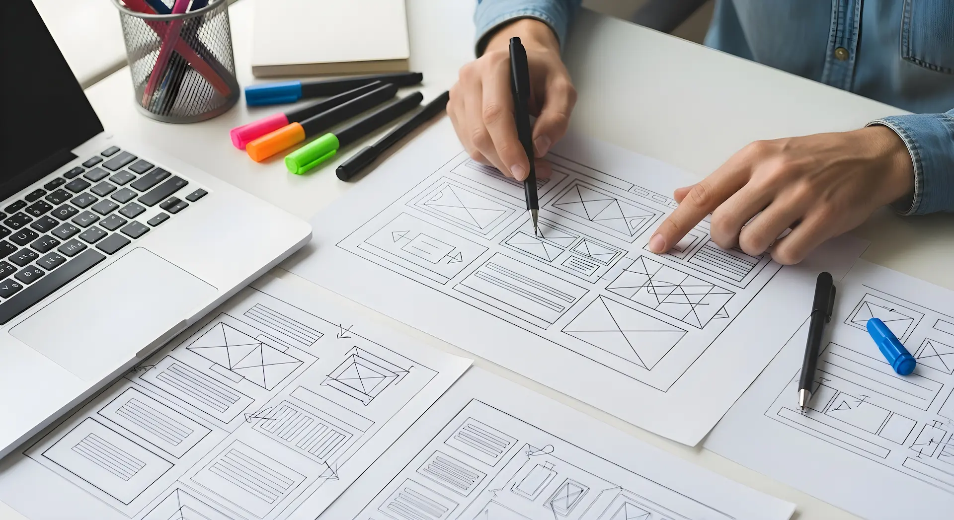 Nutzerzentrierte Strategie & Wireframing