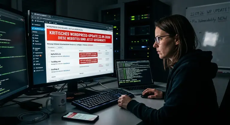 Kritisches WordPress-Update 22.09.2026: Diese Websites sind jetzt gefährdet