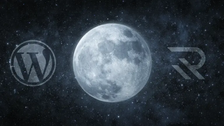 Gestern am Mond. Heute auf WordPress. Was NASA und die größten Websites der Welt gemeinsam haben.