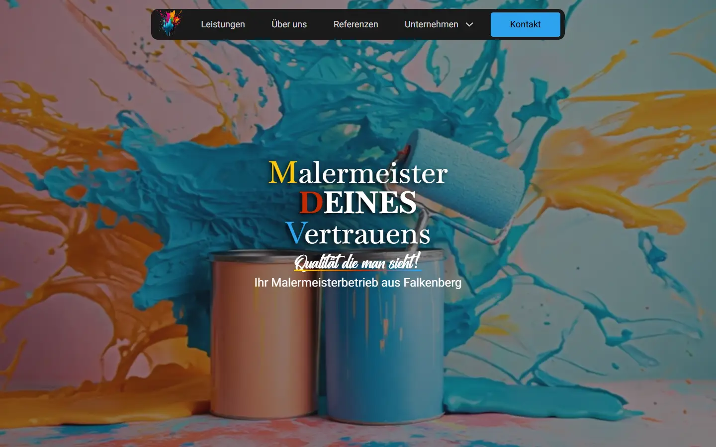Website Malermeister Deines