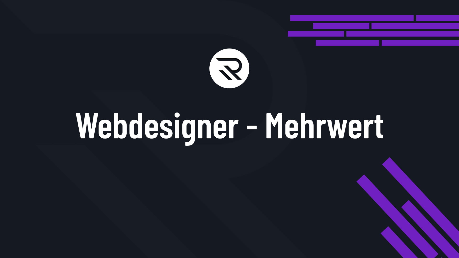 Renatoo // Designer & Technology - Webdesigner Mehrwert